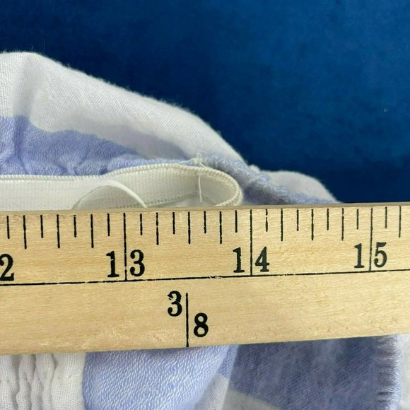 Lulu's Blue and White Striped Off-Shoulder Midi Dress - Picture 7 of 10